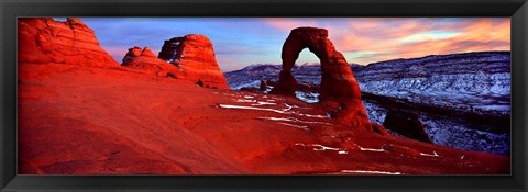 Framed Delicate Arch, Arches National Park, Utah Print