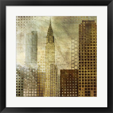 Framed Chrysler Building Print