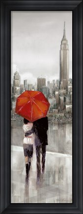 Framed New York Stroll Print