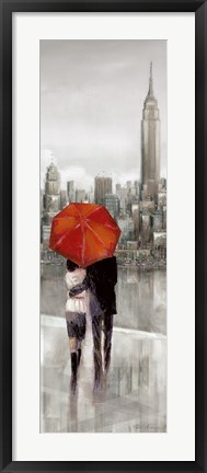 Framed New York Stroll Print