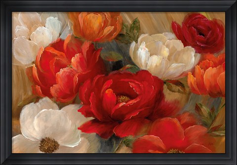 Framed Jardin de Corail Print