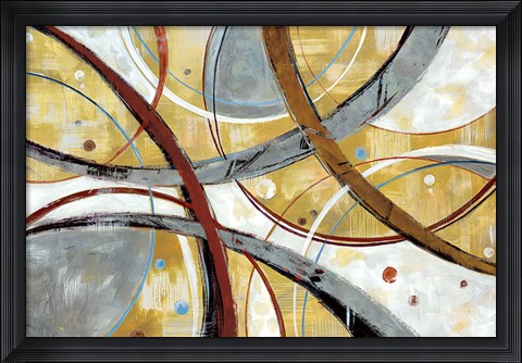 Framed Swishes Print