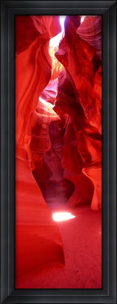 Framed Rock formations in Antelope Canyon, Lake Powell Navajo Tribal Park, Arizona Print