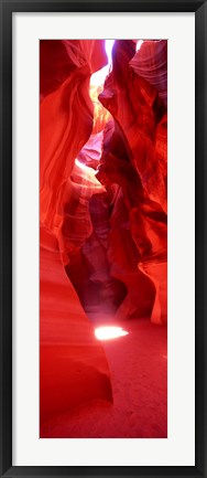 Framed Rock formations in Antelope Canyon, Lake Powell Navajo Tribal Park, Arizona Print