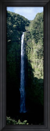 Framed Tall Waterfall Print