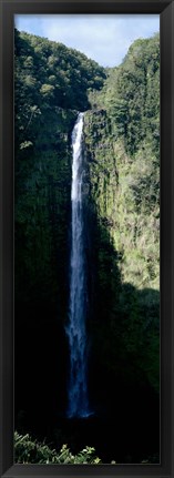 Framed Tall Waterfall Print