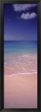 Framed Surf on the beach, Bahamas Print