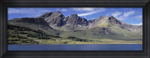 Framed Hills, Cuillins, Loch Slapin, Isle Of Skye, Scotland Print