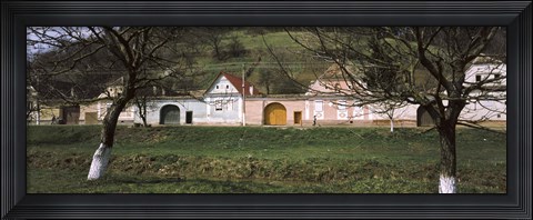 Framed Biertan, Transylvania, Mures County, Romania Print