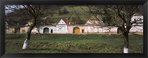 Framed Biertan, Transylvania, Mures County, Romania Print