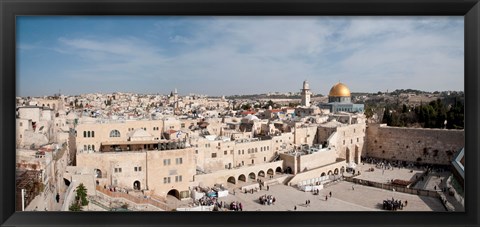 Framed Wailing Wall, Jerusalem, Israel Print