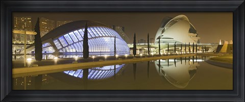 Framed Ciutat De Les Arts I Les Ciencies, Valencia, Spain Print