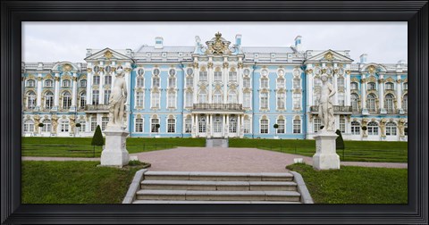 Framed Blue Facade of Catherine Palace, St. Petersburg, Russia Print