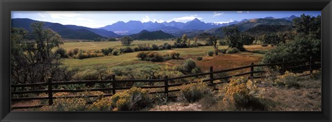 Framed State Highway 62, Ridgway, Colorado Print