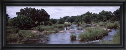 Framed Sabie River, Kruger National Park, South Africa Print