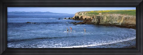 Framed Santa Cruz Island, Santa Barbara County, California Print