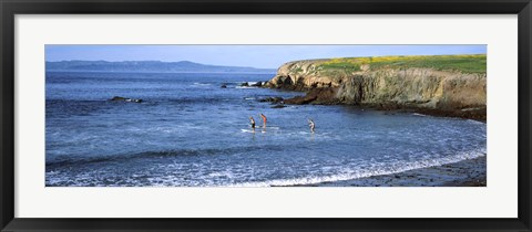 Framed Santa Cruz Island, Santa Barbara County, California Print