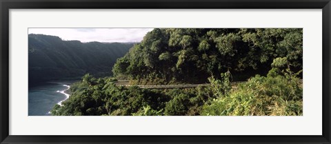 Framed Hana Highway, Maui, Hawaii Print