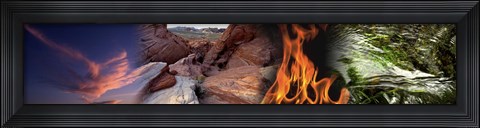 Framed Four elements Print