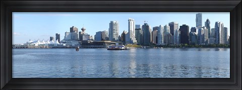 Framed Skyscrapers at the waterfront, Canada Place, Vancouver, British Columbia, Canada 2011 Print
