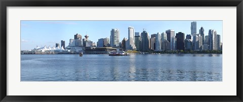 Framed Skyscrapers at the waterfront, Canada Place, Vancouver, British Columbia, Canada 2011 Print