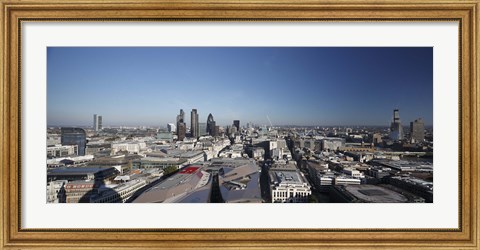 Framed City of London from St. Paul&#39;s Cathedral, London, England 2010 Print