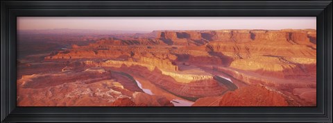 Framed Dead Horse Point at sunrise in Dead Horse Point State Park, Utah, USA Print