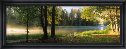 Framed Dal River, Sweden Print