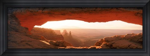 Framed Sunrise through Mesa Arch in Canyonlands National Park, Utah, USA Print