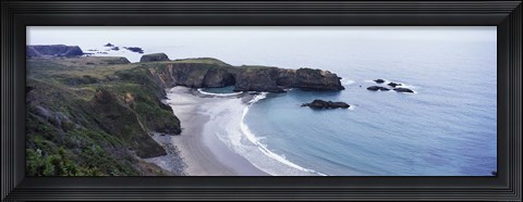 Framed Cove on North Coast, California, USA Print
