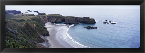 Framed Cove on North Coast, California, USA Print