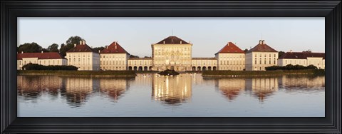 Framed Palace at the waterfront, Nymphenburg Castle, Munich, Bavaria, Germany Print