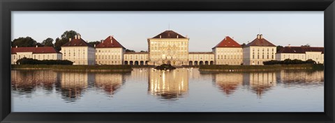 Framed Palace at the waterfront, Nymphenburg Castle, Munich, Bavaria, Germany Print
