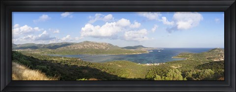 Framed Islands in the sea, Capo Malfatano, Costa Del Sud, Sulcis, Sardinia, Italy Print