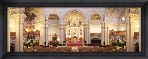 Framed Interiors of a cathedral, Berlin Cathedral, Berlin, Germany Print