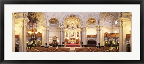 Framed Interiors of a cathedral, Berlin Cathedral, Berlin, Germany Print