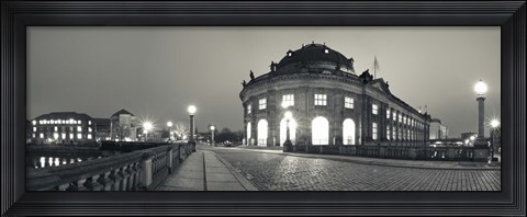 Framed Bode-Museum on the Museum Island at the Spree River, Berlin, Germany Print