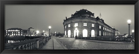 Framed Bode-Museum on the Museum Island at the Spree River, Berlin, Germany Print