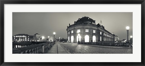 Framed Bode-Museum on the Museum Island at the Spree River, Berlin, Germany Print