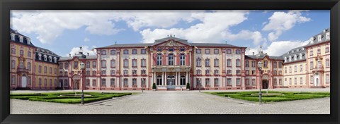 Framed Facade of a castle, Castle Bruchsal, Bruchsal, Baden-Wurttemberg, Germany Print