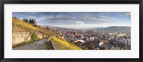 Framed Houses in a village, Esslingen am Neckar, Stuttgart, Baden-Wurttemberg, Germany Print