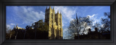 Framed Low angle view of an abbey, Westminster Abbey, City of Westminster, London, England Print