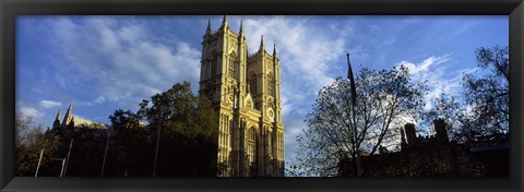 Framed Low angle view of an abbey, Westminster Abbey, City of Westminster, London, England Print