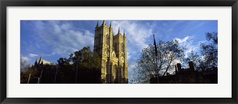 Framed Low angle view of an abbey, Westminster Abbey, City of Westminster, London, England Print