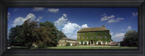 Framed Facade of a building, Crakehall, Bedale, North Yorkshire, England Print