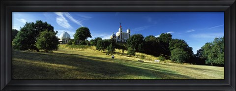 Framed Observatory on a Hill, Royal Observatory, Greenwich Park, Greenwich, London, England Print