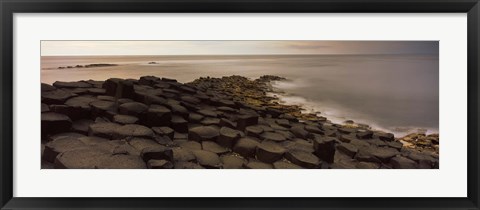 Framed Reef at the Giant&#39;s Causeway, County Antrim, Northern Ireland Print