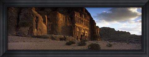 Framed Clouds beyond the Palace Tomb, Wadi Musa, Petra, Jordan Print