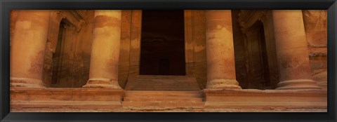 Framed Doorway to the Treasury, Wadi Musa, Petra, Jordan Print