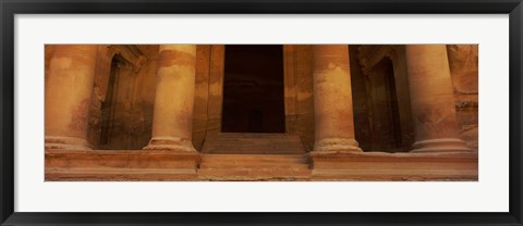 Framed Doorway to the Treasury, Wadi Musa, Petra, Jordan Print